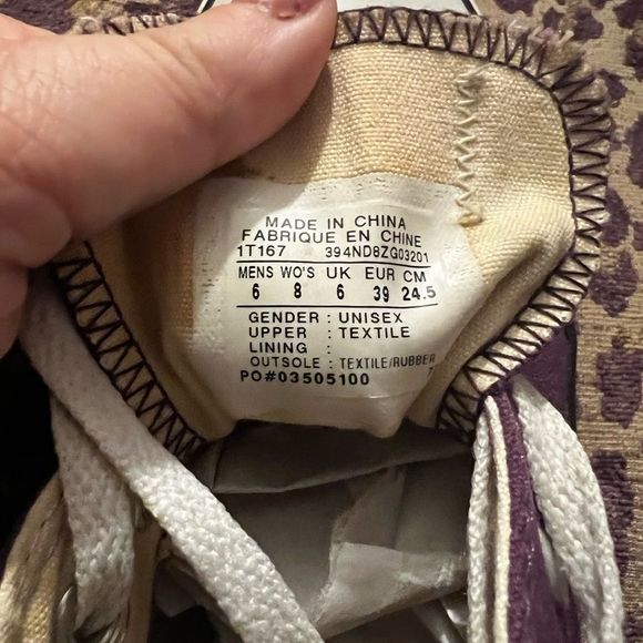 Vintage Converse One Star Purple Chucks - Picture 8 of 8